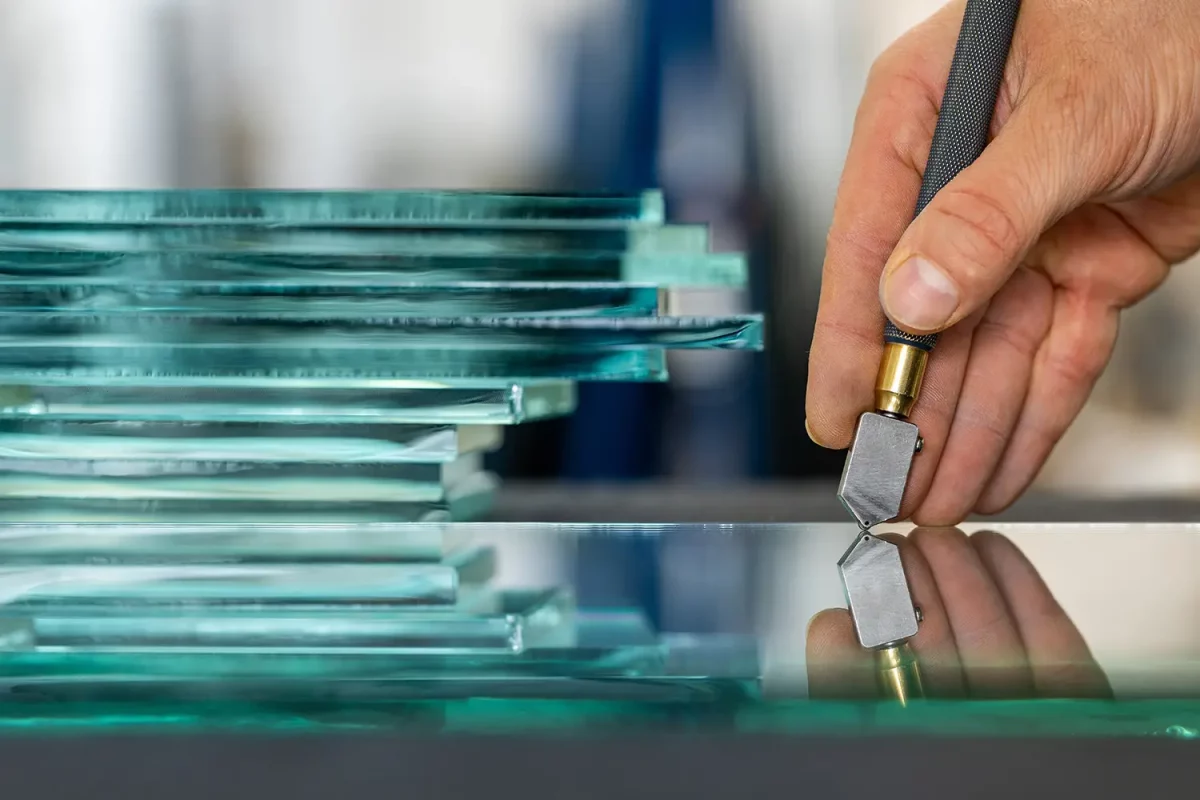Decoratief glas en interieurbeglazing op maat geplaatst door Glashandel Nuyens voor uw interieurafwerking.